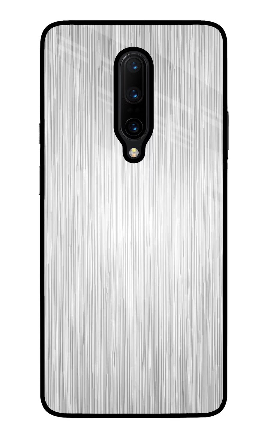 Wooden Grey Texture Oneplus 7 Pro Back Cover, Glass case