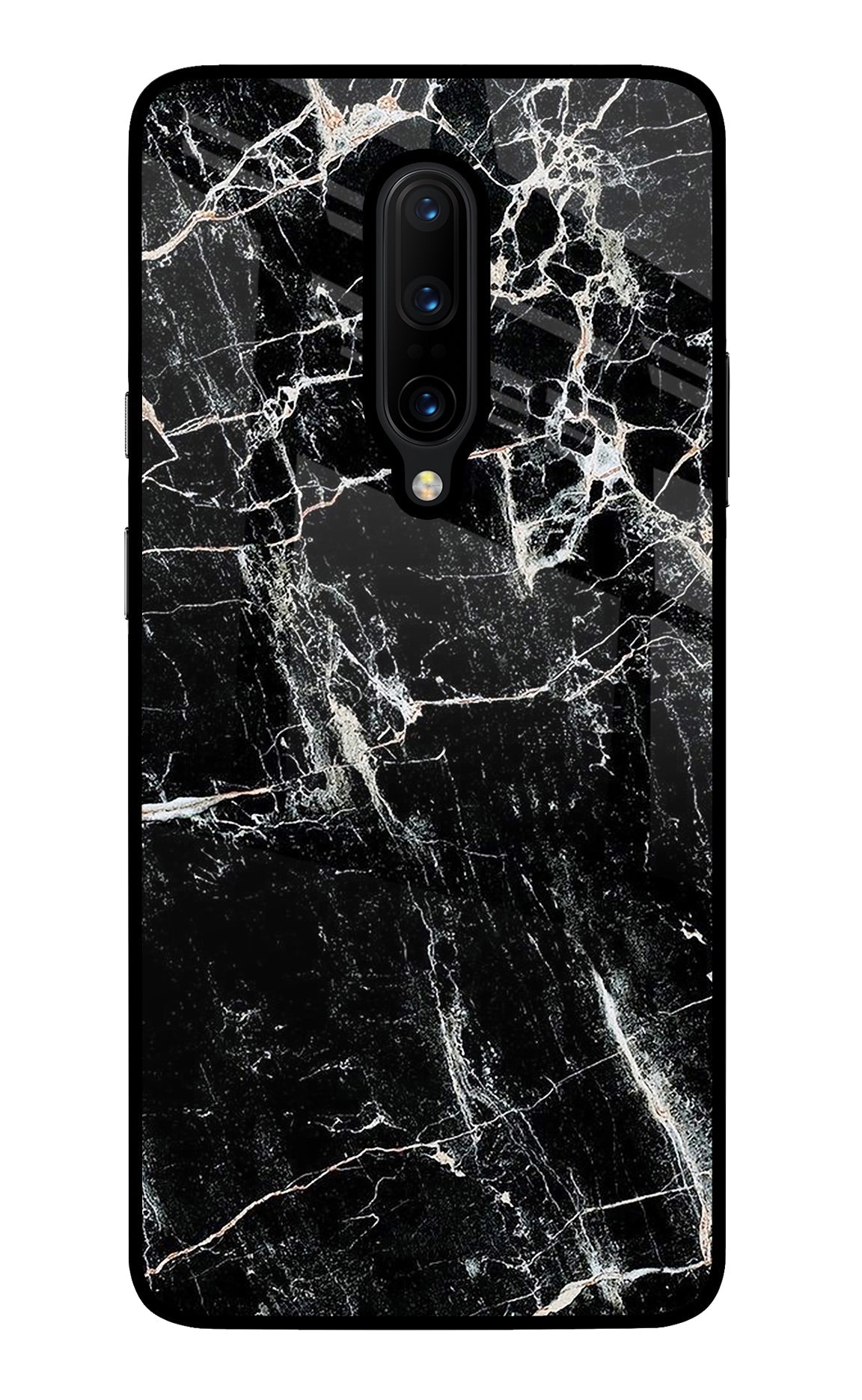 Black Marble Texture Oneplus 7 Pro Back Cover