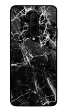 Black Marble Texture Oneplus 7 Pro Glass Case