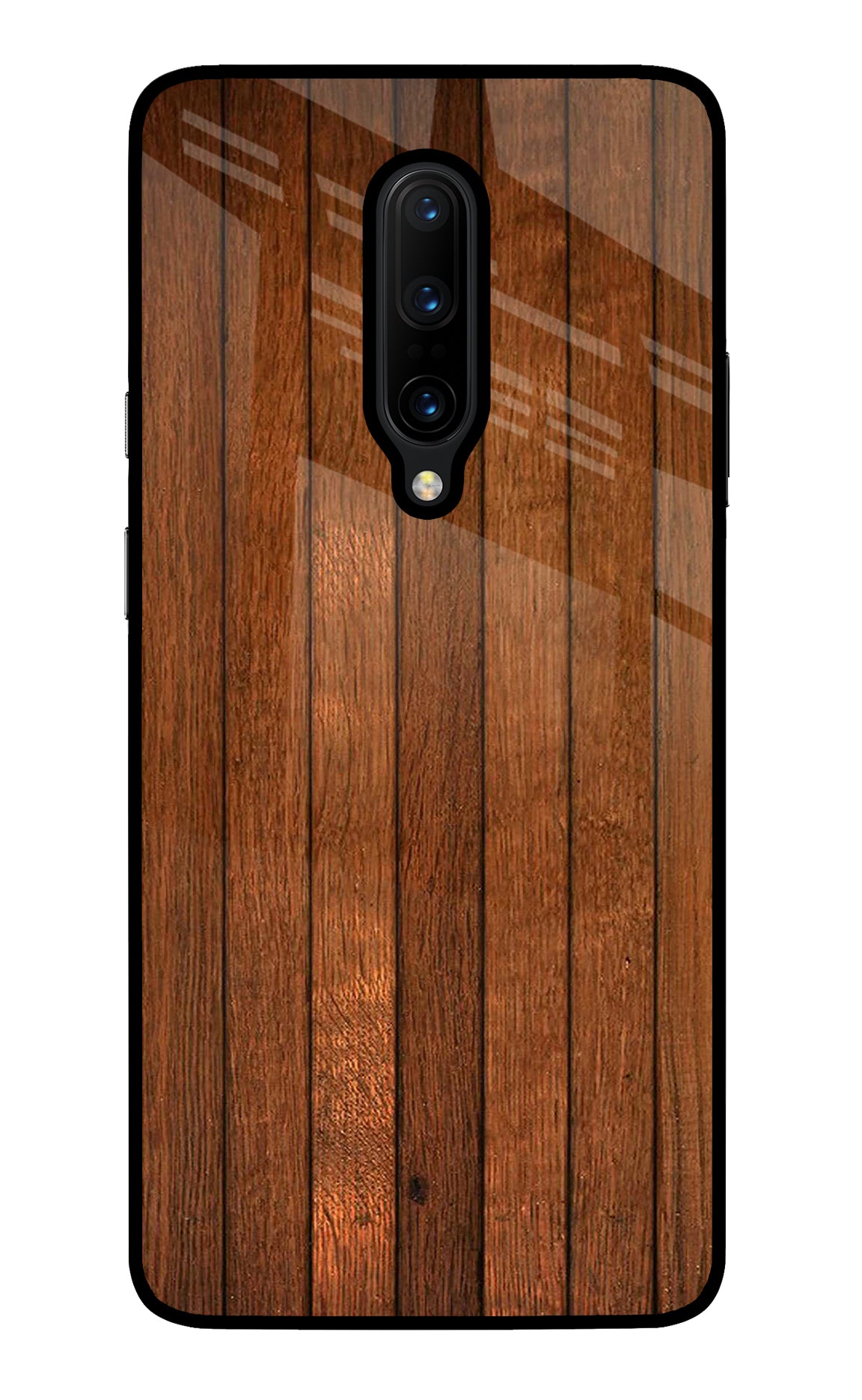 Wooden Artwork Bands Oneplus 7 Pro Glass Case