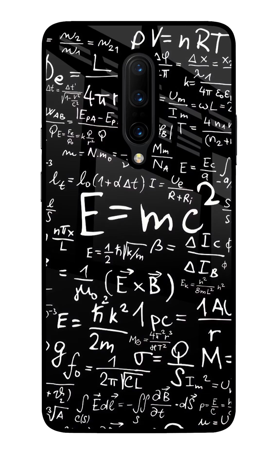 Physics Formula Oneplus 7 Pro Glass Case Back Cover by Casekaro