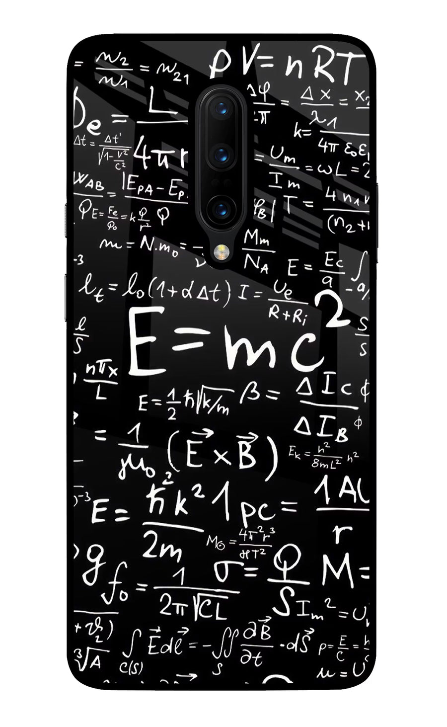 Physics Formula Oneplus 7 Pro Back Cover, Glass case