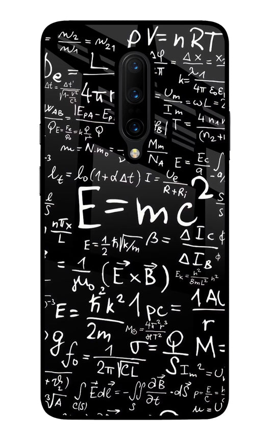 Physics Formula Oneplus 7 Pro Glass Case