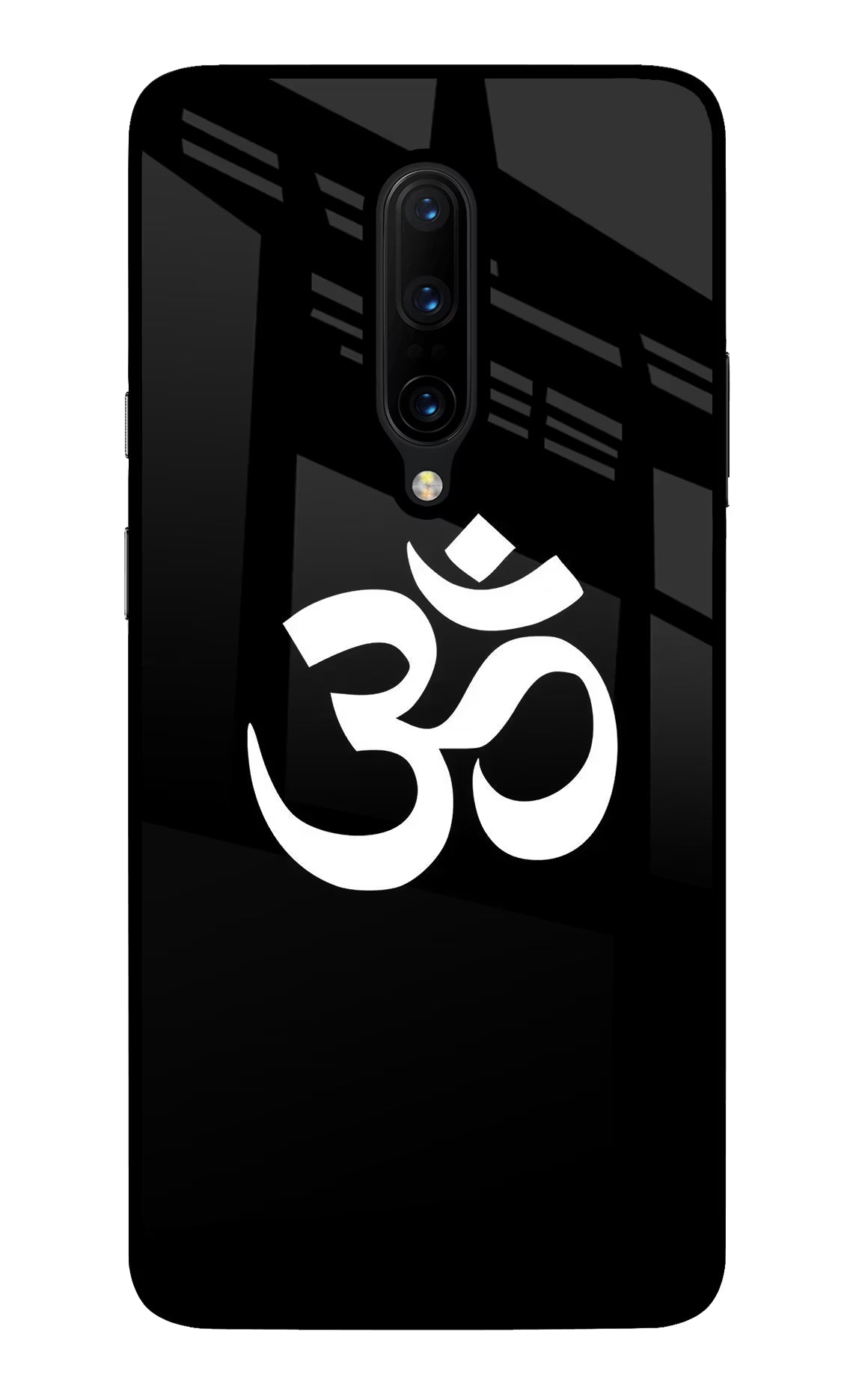Om Oneplus 7 Pro Glass Case Back Cover by Casekaro