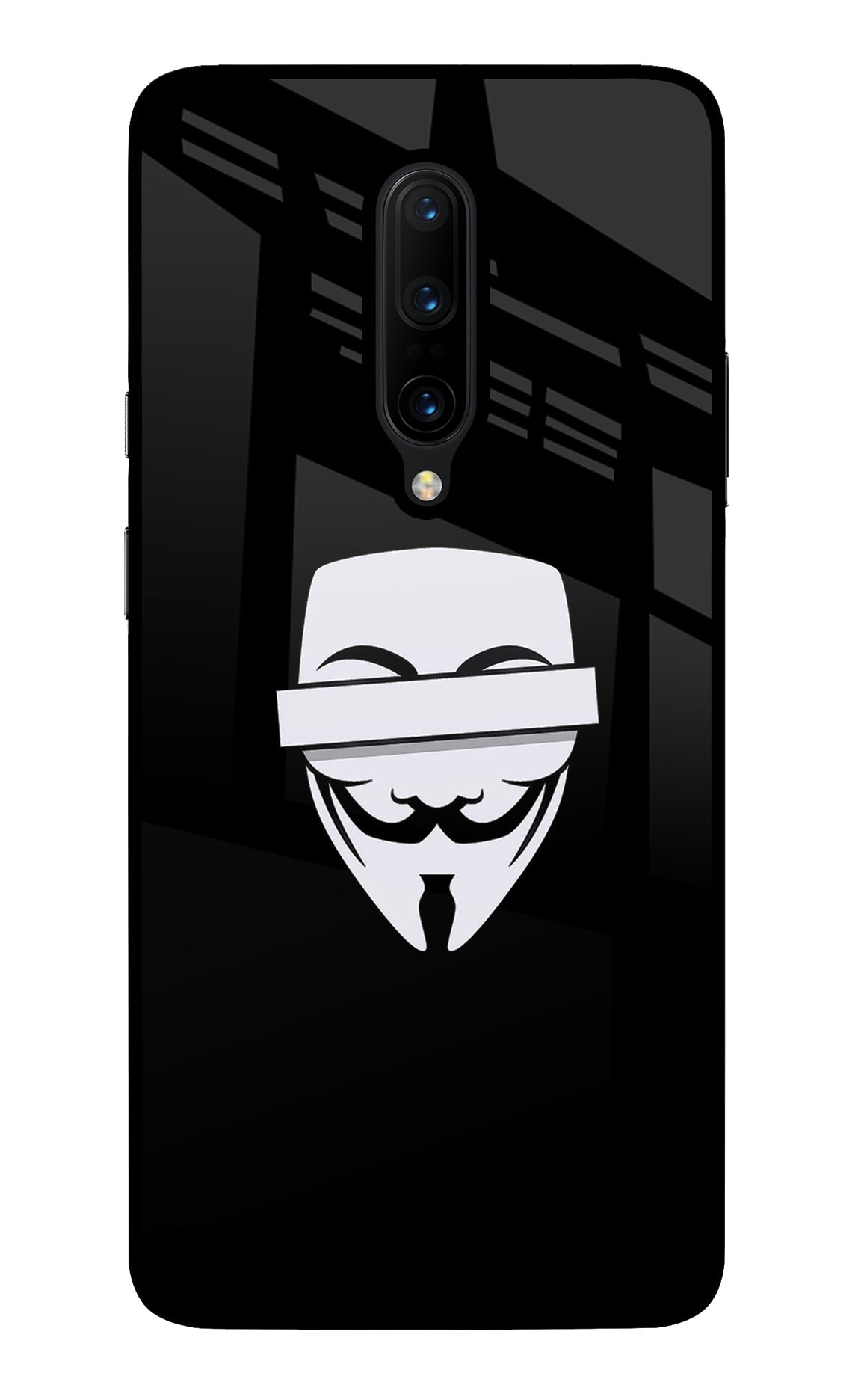 Anonymous Face Oneplus 7 Pro Back Cover