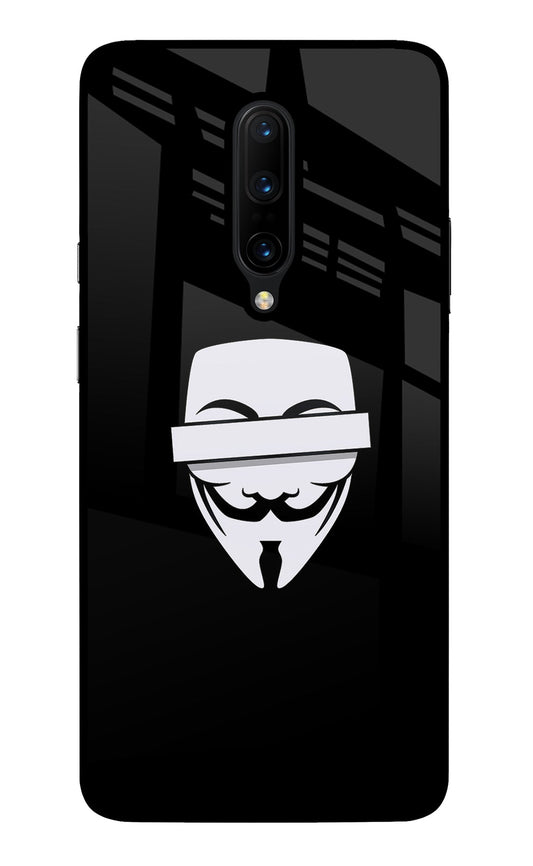 Anonymous Face Oneplus 7 Pro Glass Case