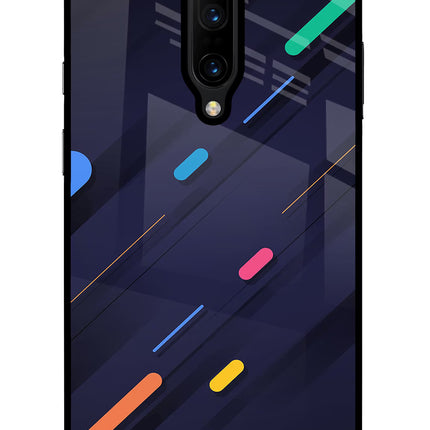 Abstract Design Oneplus 7 Pro Glass Case