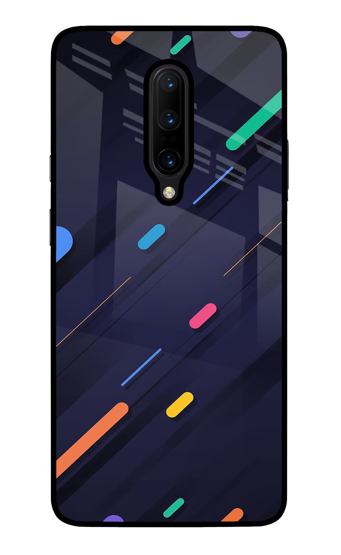 Abstract Design Oneplus 7 Pro Glass Case Back Cover by Casekaro