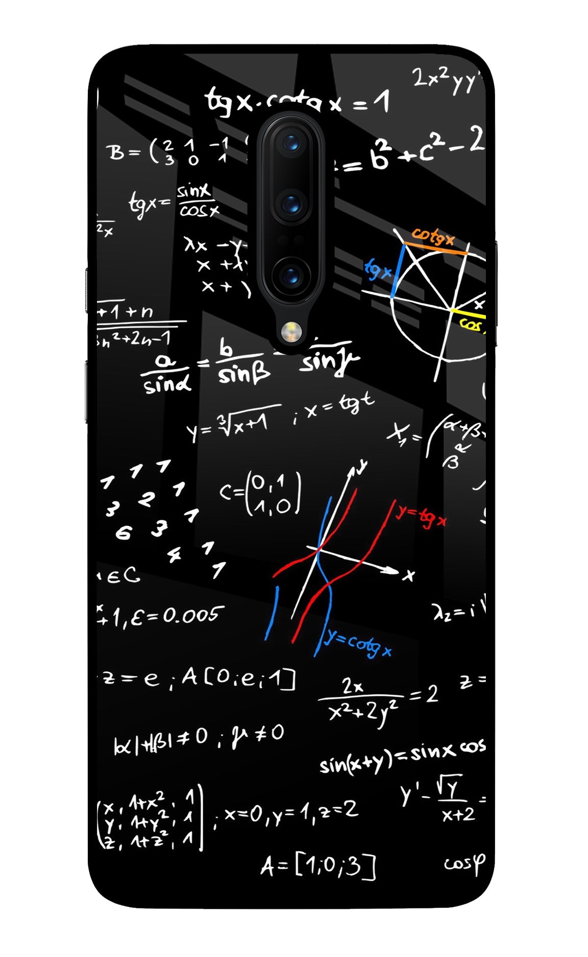 Mathematics Formula Oneplus 7 Pro Glass Case