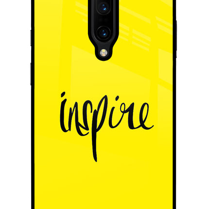 Inspire Oneplus 7 Pro Glass Case Back Cover by Casekaro