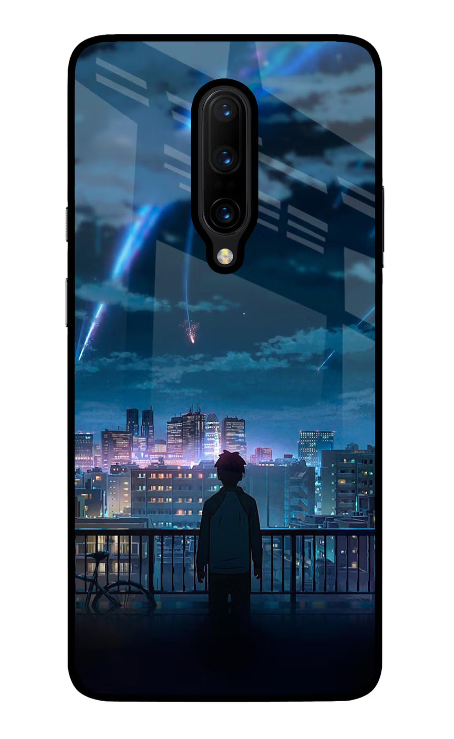 Anime Oneplus 7 Pro Back Cover, Glass case