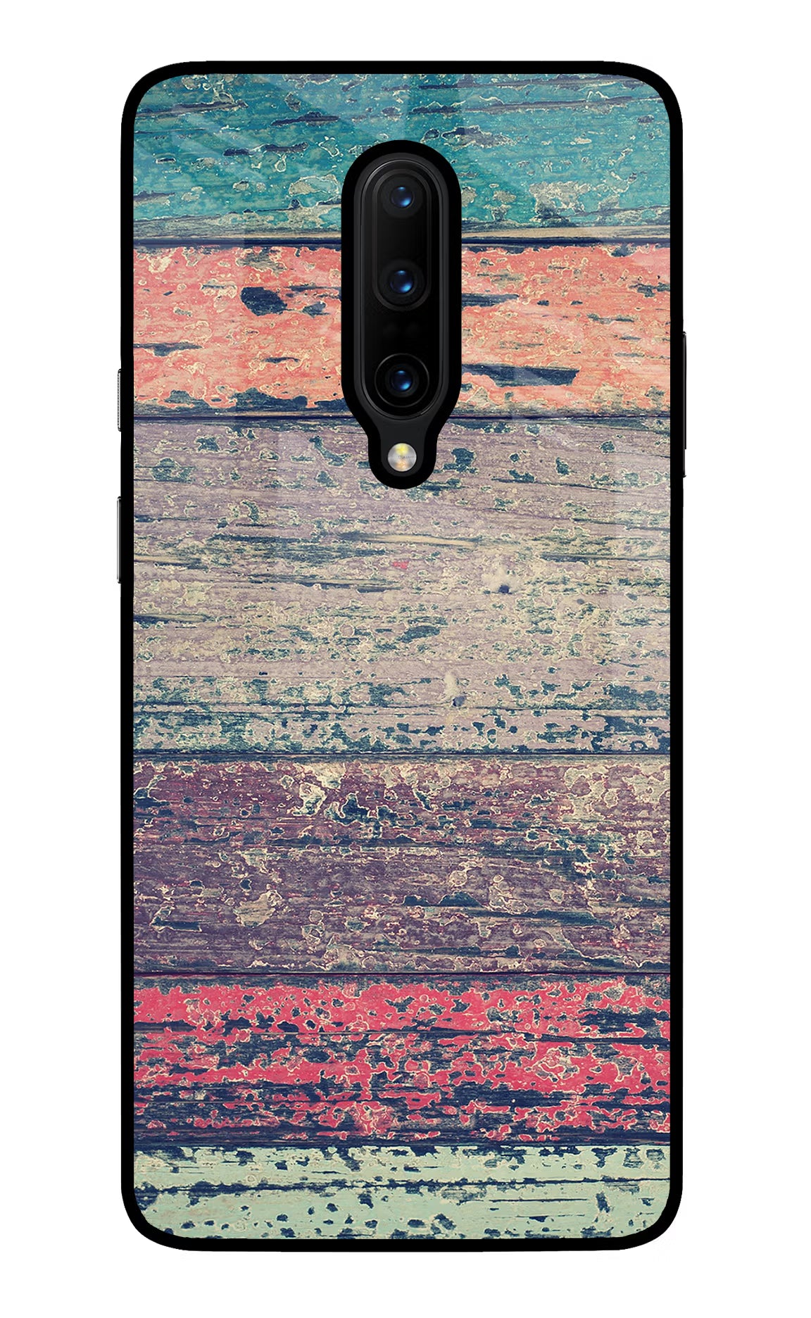 Colourful Wall Oneplus 7 Pro Glass Case Back Cover by Casekaro