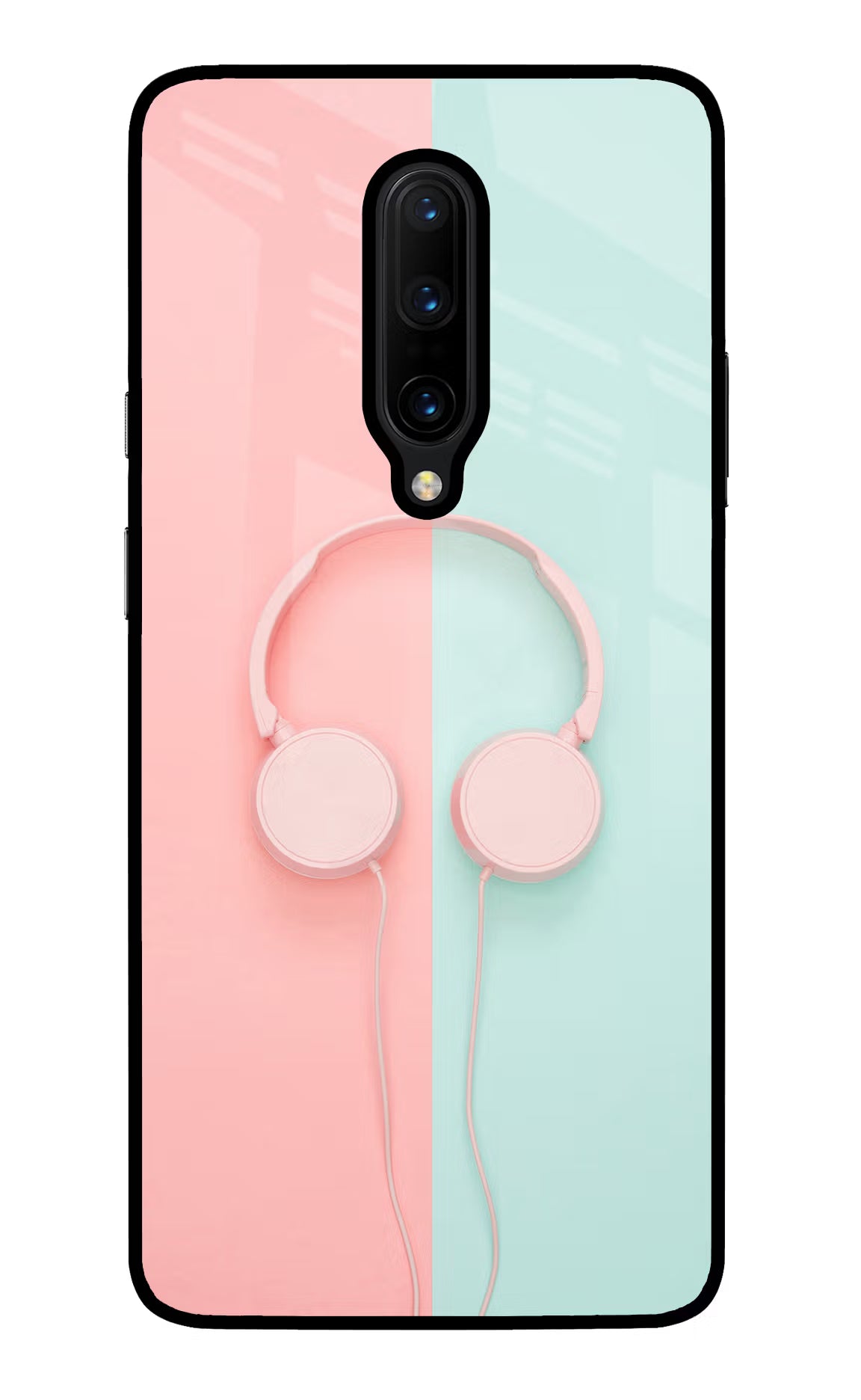 Music Lover Oneplus 7 Pro Glass Case Back Cover by Casekaro