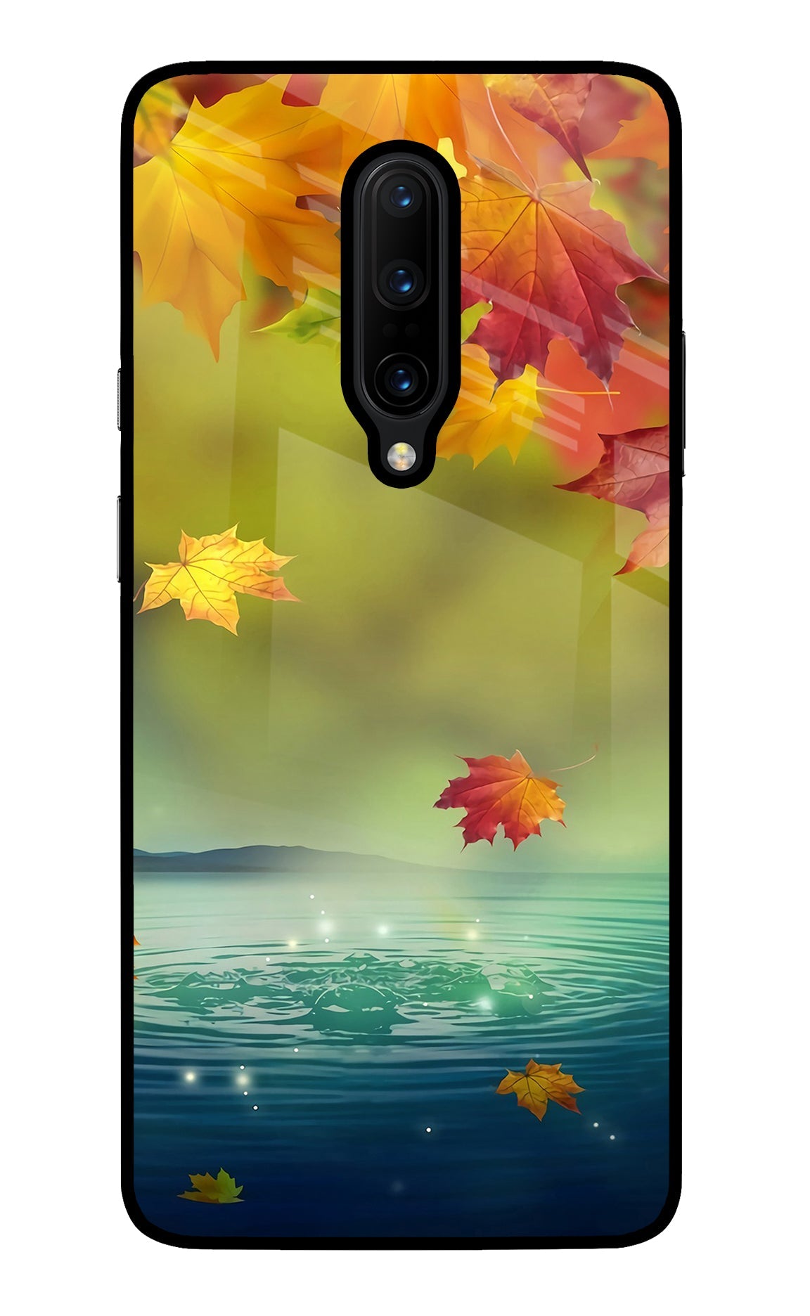 Flowers Oneplus 7 Pro Glass Case