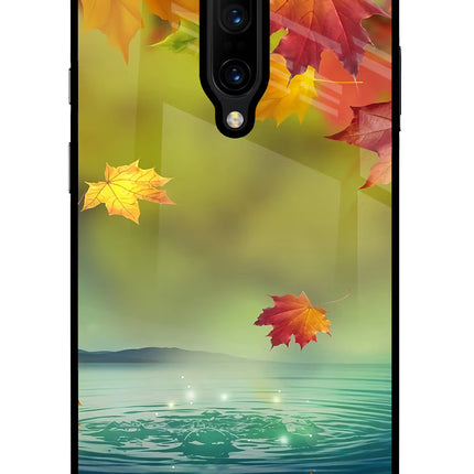 Flowers Oneplus 7 Pro Glass Case