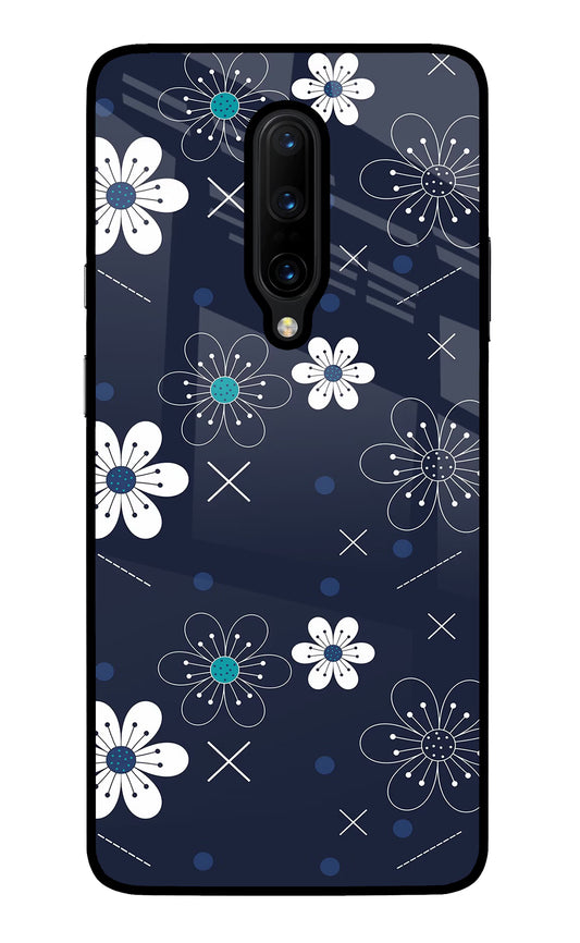 Flowers Oneplus 7 Pro Glass Case