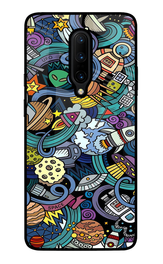 Space Abstract Oneplus 7 Pro Glass Case