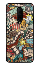 Cinema Abstract Oneplus 7 Pro Glass Case