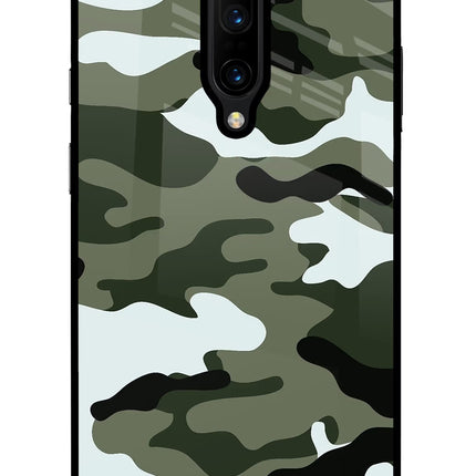 Camouflage Oneplus 7 Pro Glass Case