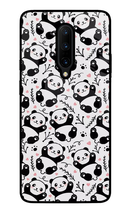 Cute Panda Oneplus 7 Pro Glass Case