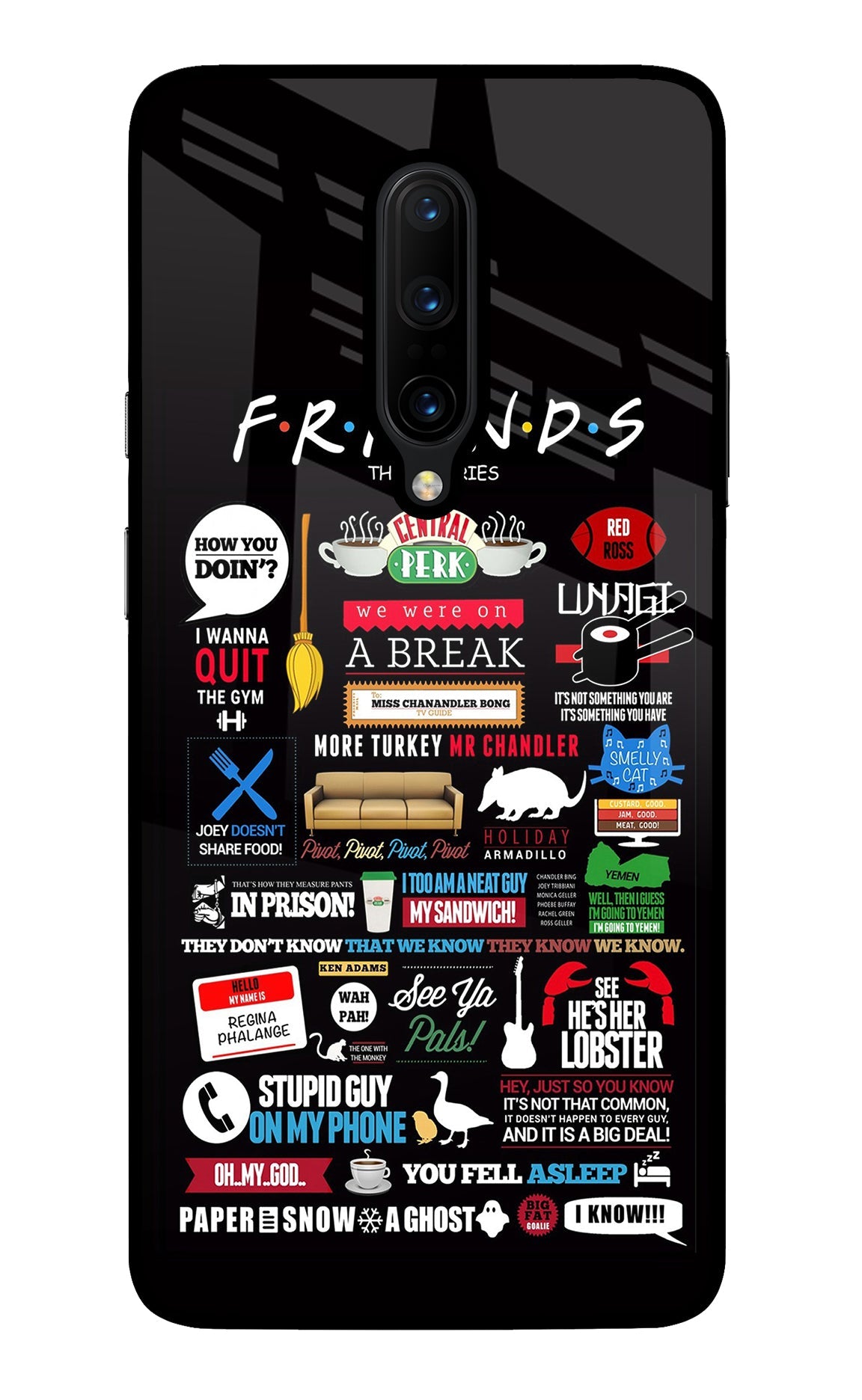 FRIENDS Oneplus 7 Pro Back Cover