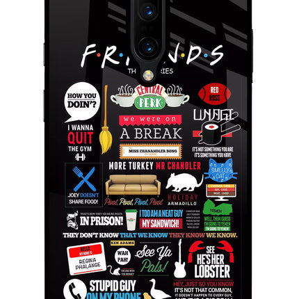FRIENDS Oneplus 7 Pro Glass Case
