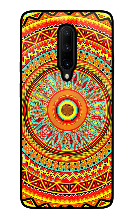 Mandala Pattern Oneplus 7 Pro Glass Case