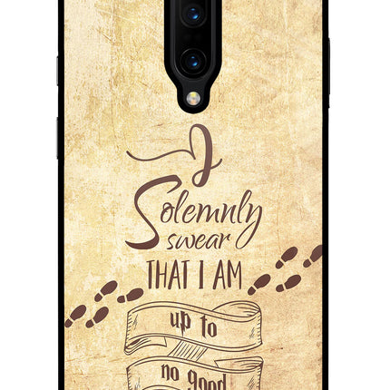I Solemnly swear that i up to no good Oneplus 7 Pro Glass Case