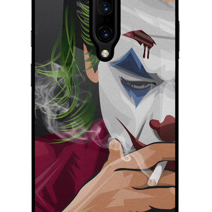 Joker Smoking Oneplus 7 Pro Glass Case