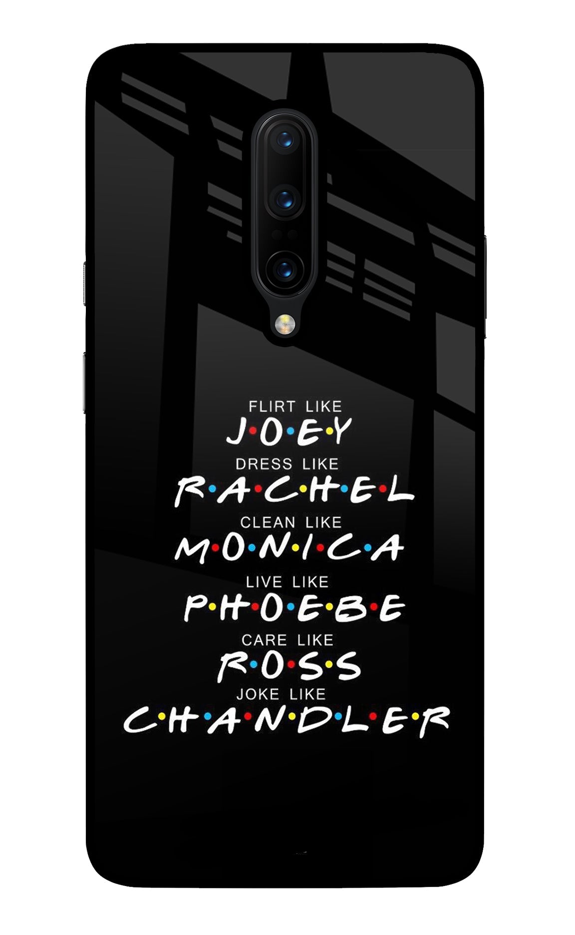 FRIENDS Character Oneplus 7 Pro Back Cover