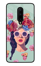 Pretty Girl Oneplus 7 Pro Glass Case