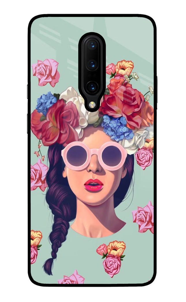 Pretty Girl Oneplus 7 Pro Glass Case