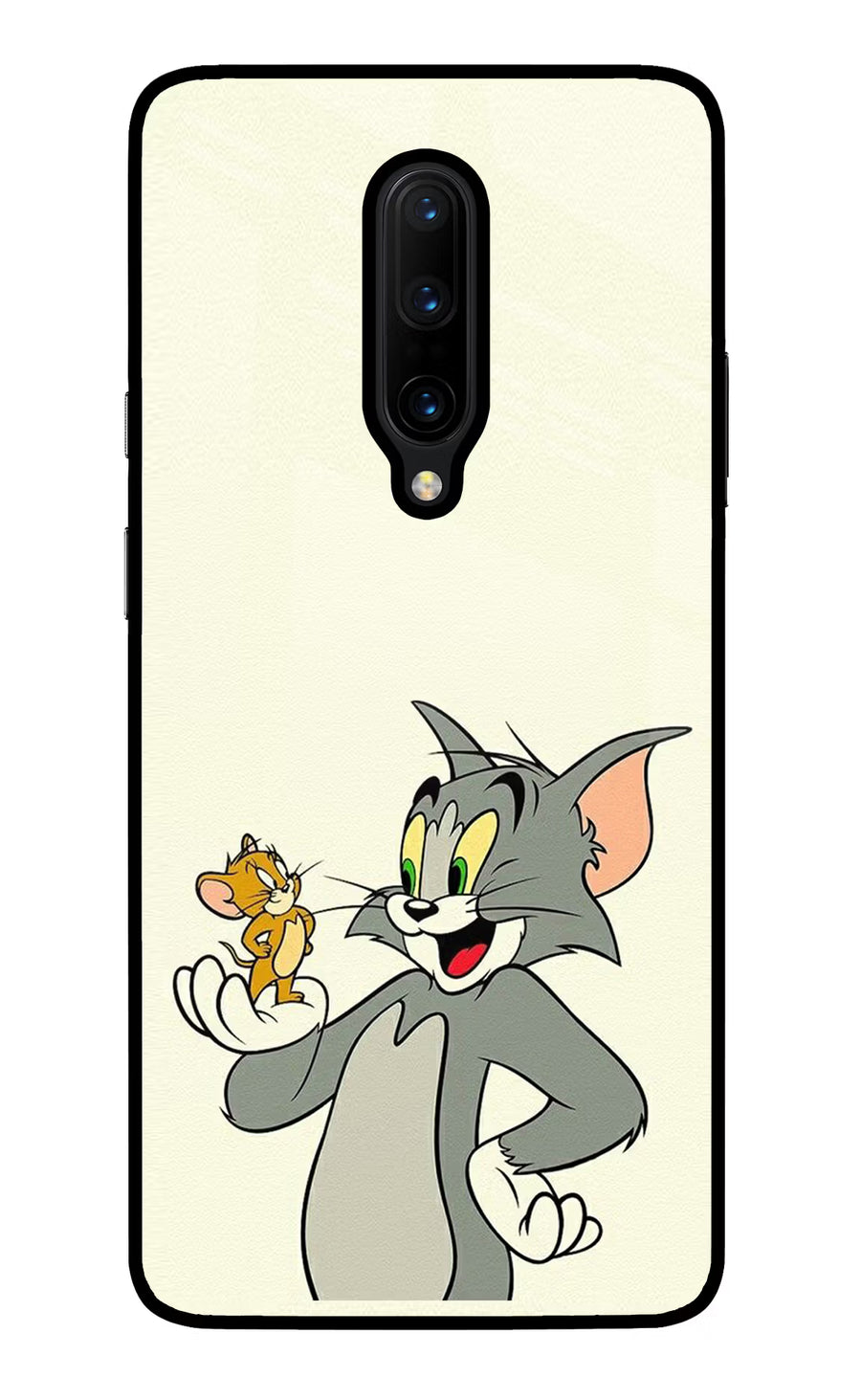 Tom & Jerry Oneplus 7 Pro Back Cover, Glass case