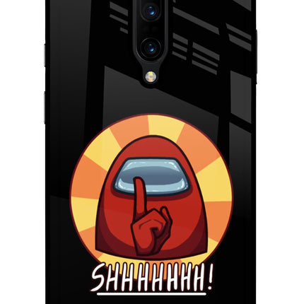 Among Us Shhh! Oneplus 7 Pro Glass Case