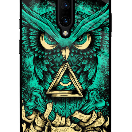 Green Owl Oneplus 7 Pro Glass Case