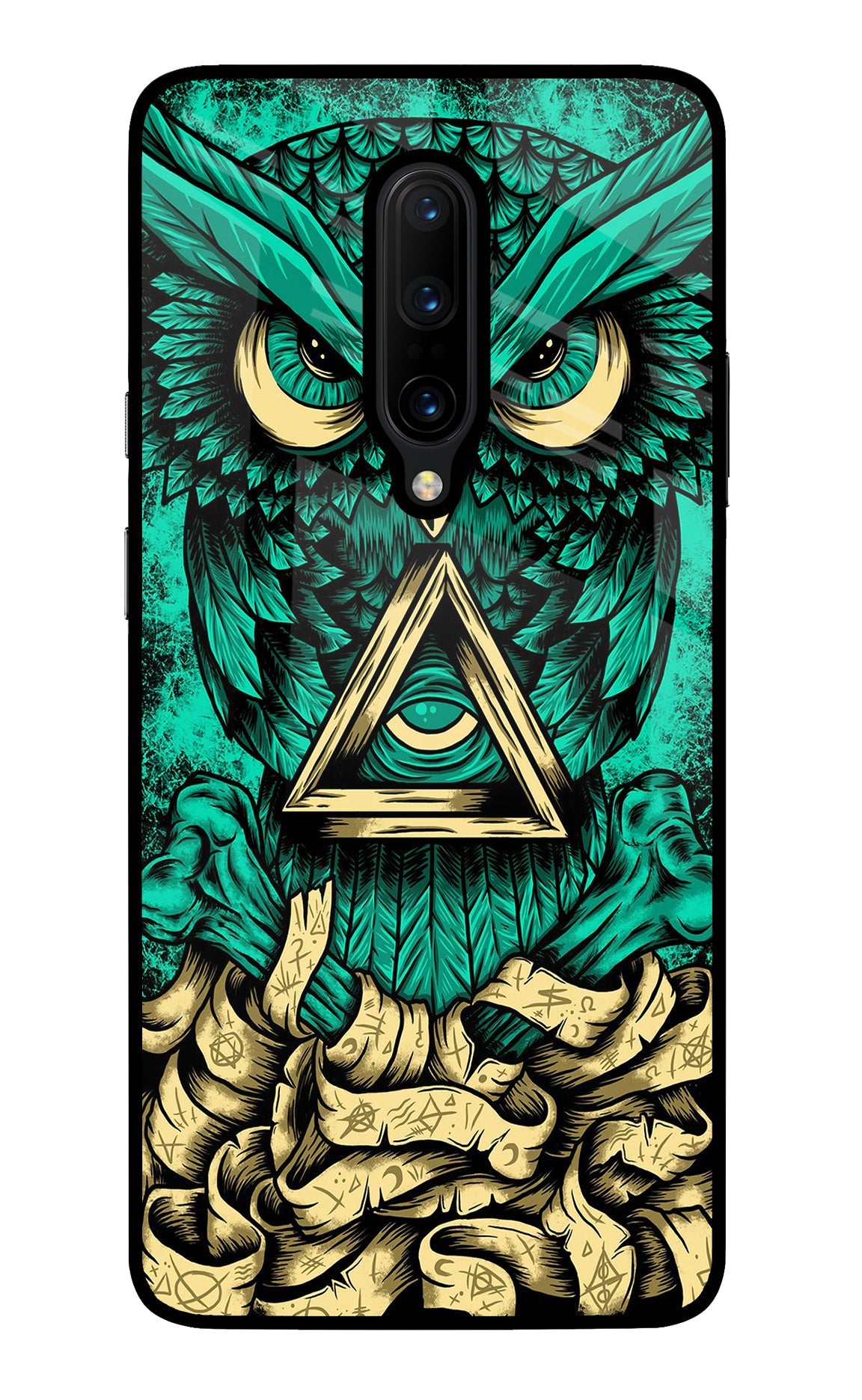 Green Owl Oneplus 7 Pro Back Cover