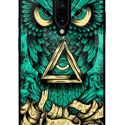 Green Owl Oneplus 7 Pro Glass Case