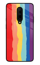 Rainbow Oneplus 7 Pro Glass Case Back Cover by Casekaro