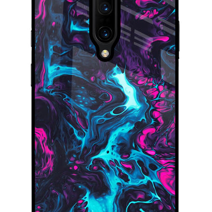 Abstract Oneplus 7 Pro Glass Case