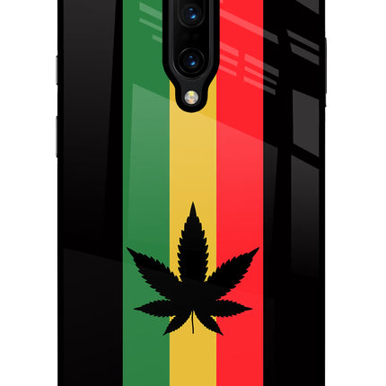 Weed Flag Oneplus 7 Pro Glass Case