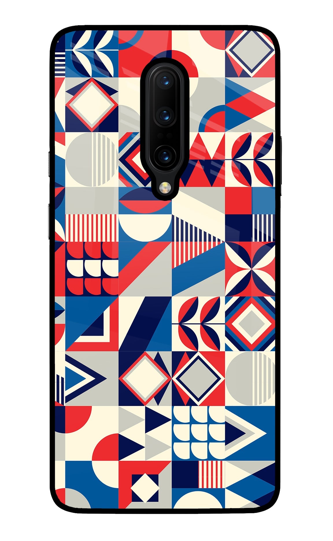 Colorful Pattern Oneplus 7 Pro Glass Case