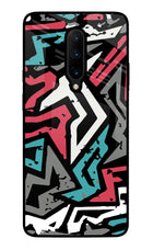 Geometric Graffiti Oneplus 7 Pro Glass Case