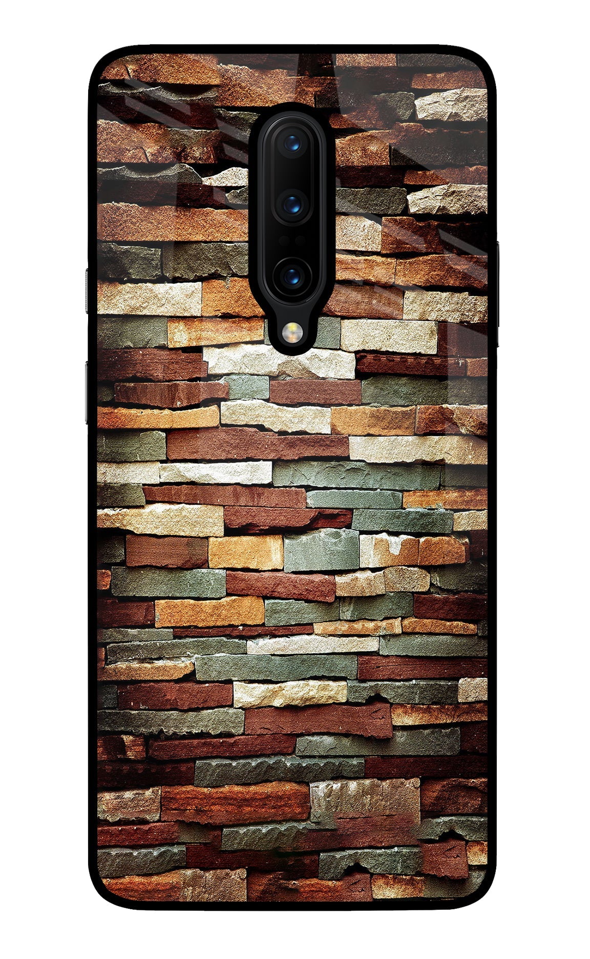 Bricks Pattern Oneplus 7 Pro Back Cover