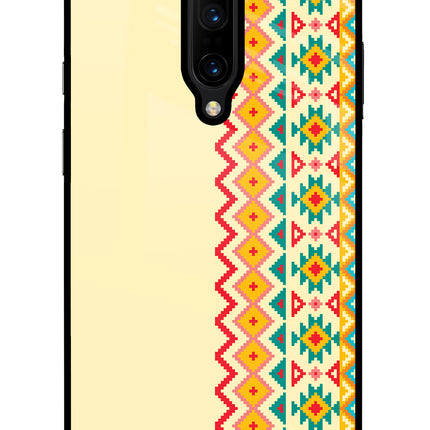 Ethnic Seamless Oneplus 7 Pro Glass Case