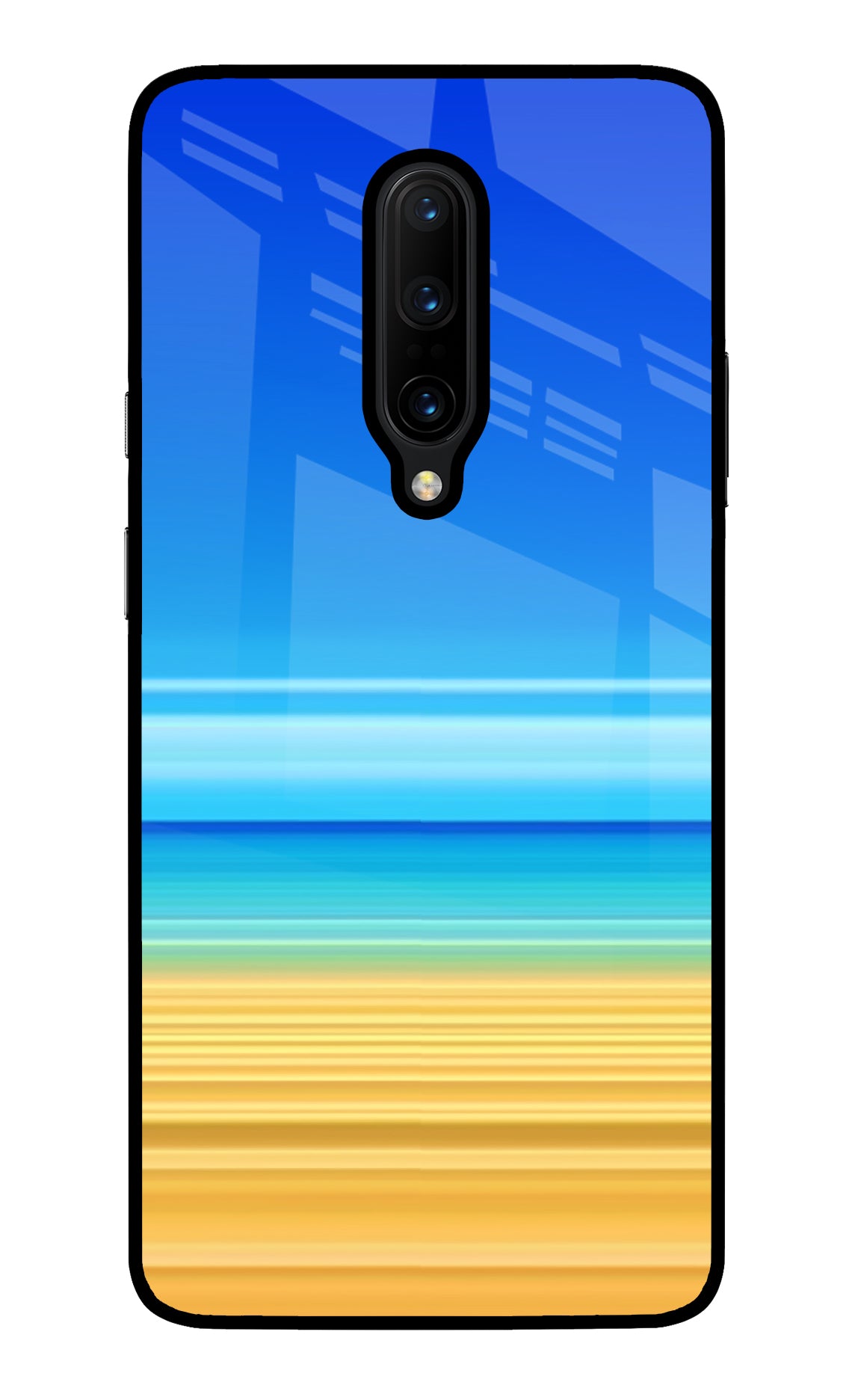 Beach Art Oneplus 7 Pro Glass Case