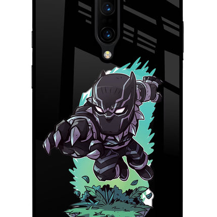 Black Panther Oneplus 7 Pro Glass Case