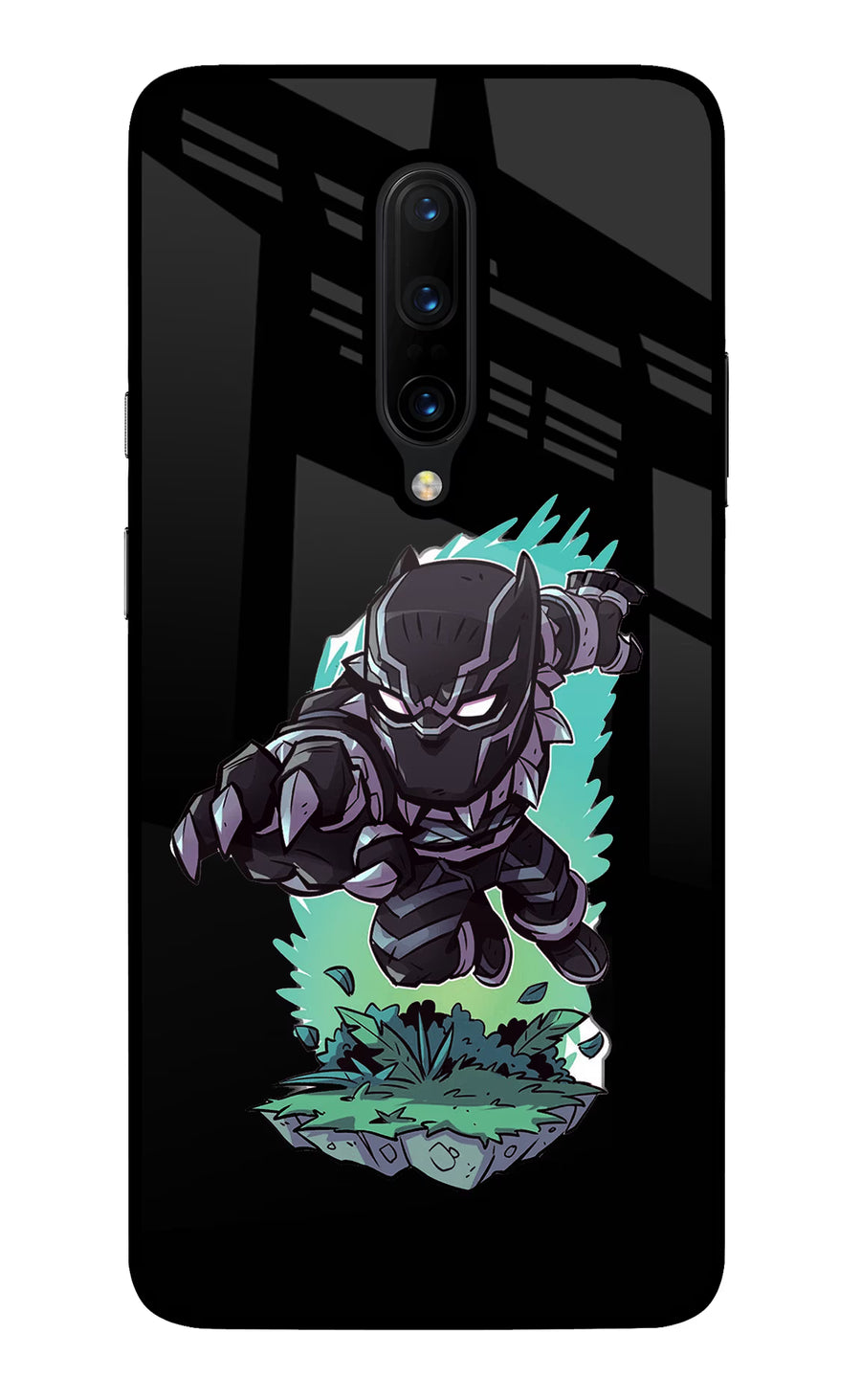 Black Panther Oneplus 7 Pro Back Cover, Glass case