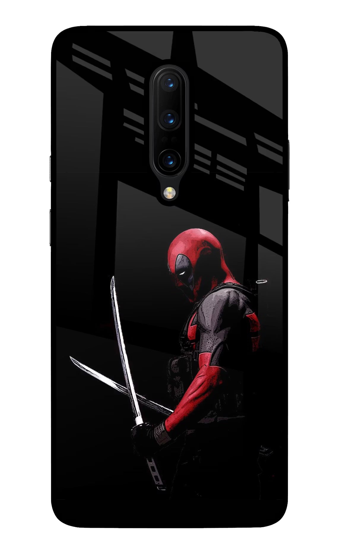 Deadpool Oneplus 7 Pro Glass Case Back Cover by Casekaro