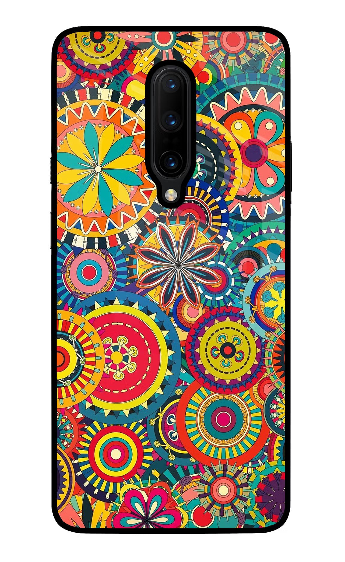 Gol Gol Art Oneplus 7 Pro Glass Case Back Cover by Casekaro