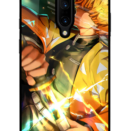 Demon Slayer Oneplus 7 Pro Glass Case Back Cover by Casekaro